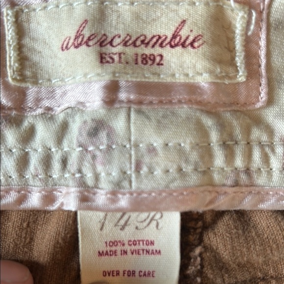 Abercrombie & Fitch Brown Wide Leg Corduroy Pants, Vintage Y2K - Picture 4 of 6